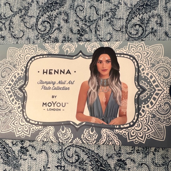 MoYou London nail art stamping plate Henna 07 NWOT - Picture 4 of 4